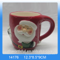 2016 nueva jarra de leche de cerámica de Santa de la Navidad de la llegada